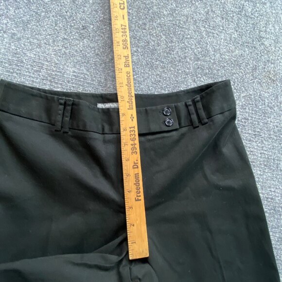 Ann Taylor Pants Women's 6 Black Straight-Leg Dress trousers Stretch Office Wear - Picture 9 of 11